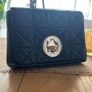 Black Quilted Leather Bag